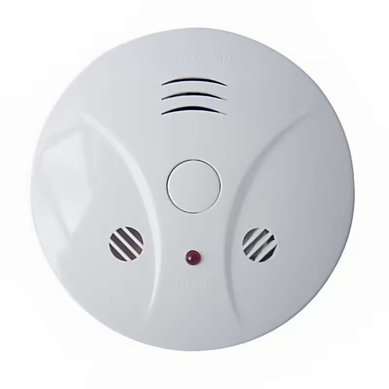 1pc Smoke Alarm Detector, Indoor Home Security Smoke Alarm Sensing Smoke Alarm Independent Photoelectric Sensor Detector, Sound And Light Alarm Method to Improve Safety, Fire Protection, Emergency Ale