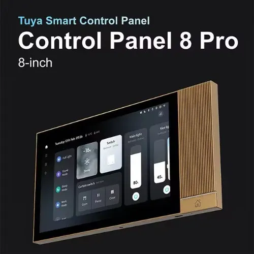 Tuya Smart Control Panel 8 Pro Gold Colour - 8"