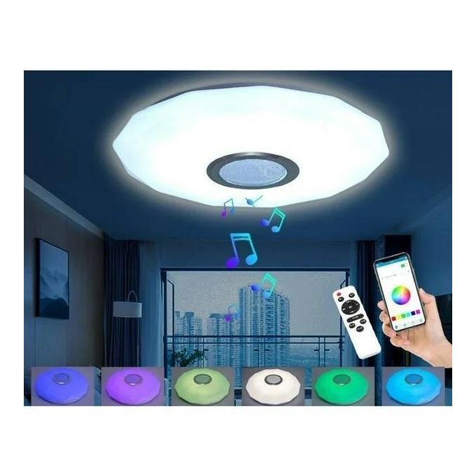 Share this product    Bluetooth music remote control ceiling light, 30CM, 36W, white/warm white/RGB colors, dynamic lighting effects