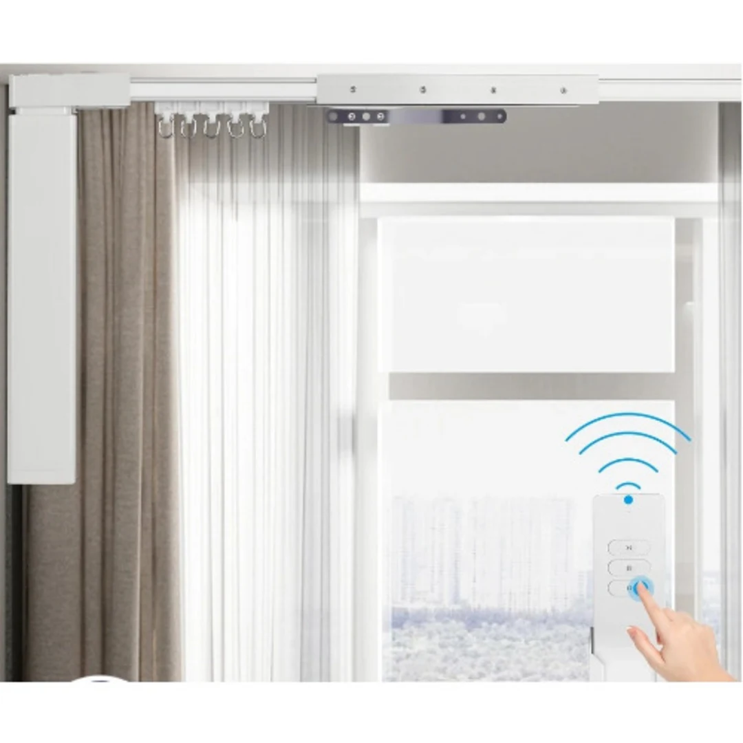 Wifi Smart Curtains - Motorized Rail With Remote Support Alexa /tuya App /smart Life - 5.2m