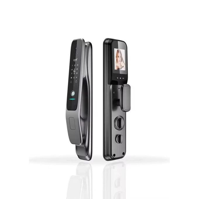 Tuya 3D Security Face Recognition Deadbolt Electronic Magnetic Electric Fingerprint Keyless Wifi T u y a Digital Door Smart Lock
