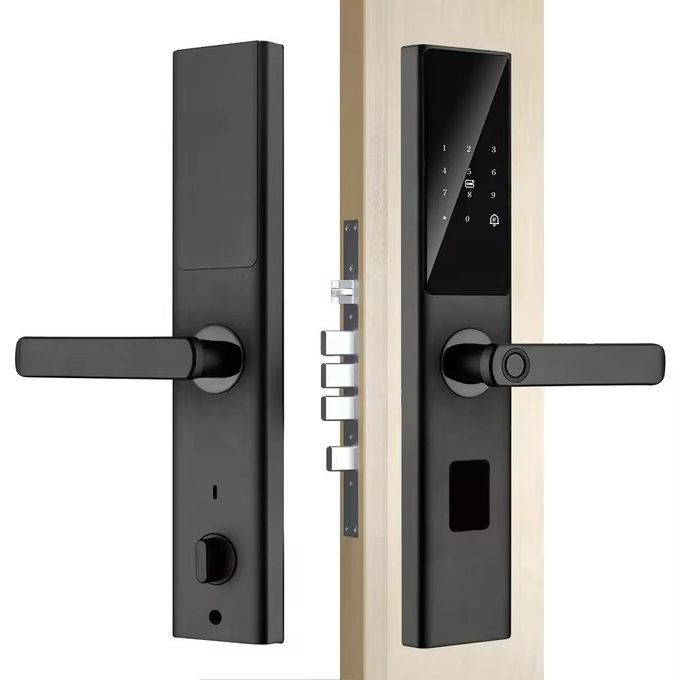 Tuya Wholesale Price Smart Lock WIFI APP Fingerprint Cerradura Inteligente Handle Digital Keyless Door Lock