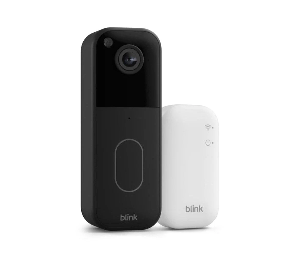Blink Video Doorbell Camera With Sync Module Core - Black (Newest Model, 2025)